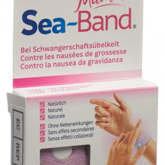 Sea-Band Mama Akupressurband pink für Schwangere 1 Paar