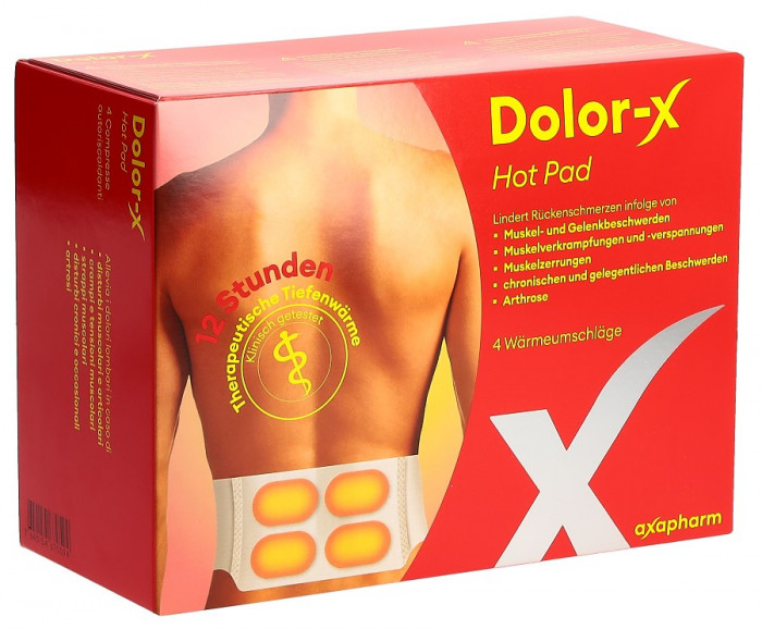 Dolor-X Hot Pad Wärmeumschläge 4 Stk
