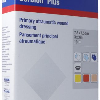 Cutimed Sorbion Plus 7.5x7.5cm 10 Stk