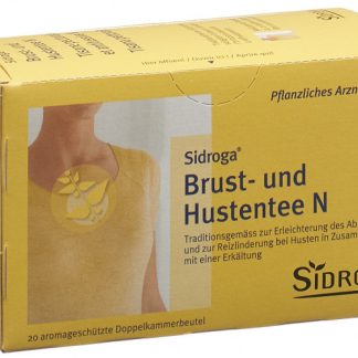 SIDROGA Brust- und Hustentee N 20 aromageschützte Doppelkammerbeutel