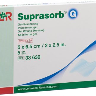 Suprasorb G Gel-Kompresse 5x6.5cm 5 Stk