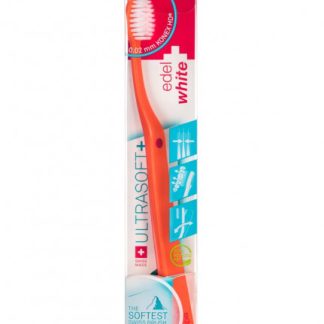 edel+white Flosserbrush Zahnbürste Ultrasoft SWISS in PET Box Blist