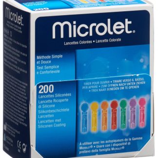 Microlet Lanzetten farbig 200 Stk