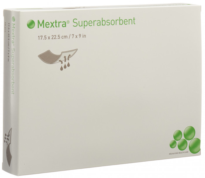 Mextra Superabsorbent 17.5x22.5 cm 10 Stk