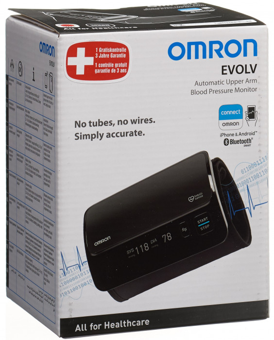 OMRON Blutdruck Oberarm EVOLV IT Gratisservice