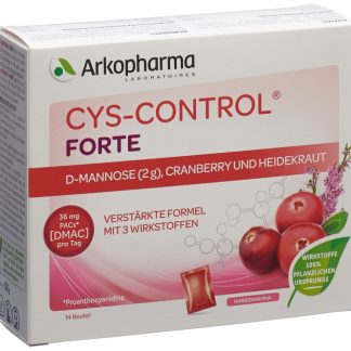 Cys-Control Forte D-Mannose Cranberry Heidekraut Btl 14 Stk