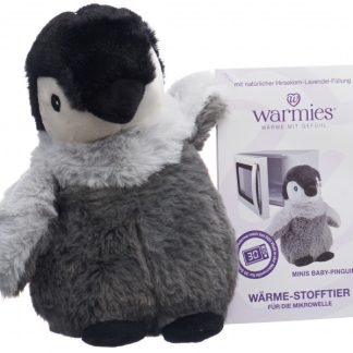 Warmies Minis Wärme-Stofftier Baby-Pinguin Lavendel-Füllung