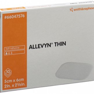 Allevyn Thin Wundverband 5x6cm 10 Stk