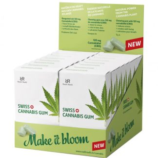SWISS CANNABIS Gum 120 mg CBD Mint 16 Karton 24 Stk