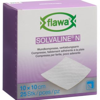 Flawa Solvaline N Kompressen 10x10cm steril 25 Stk