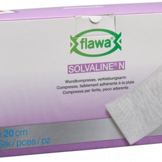 Flawa Solvaline N Kompressen 10x20cm steril 25 Stk