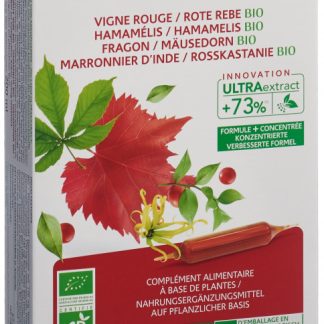 Arkofluide Rote Rebe Hamamelis Mäusedorn Rosskastanie Trinkamp Bio 20 Stk