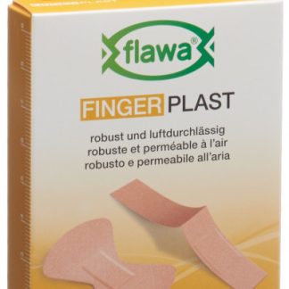 Flawa Finger Plast robustes Textilpflaster 2 Grössen 20 Stk