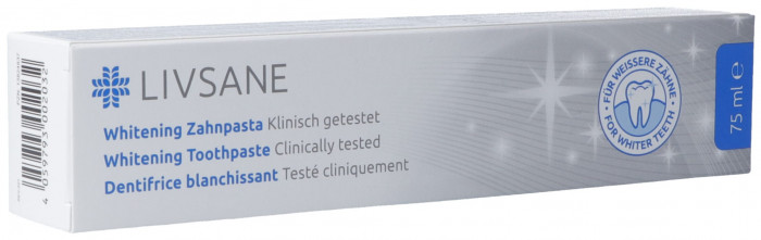 Livsane Whitening Zahnpasta Tb 75 ml