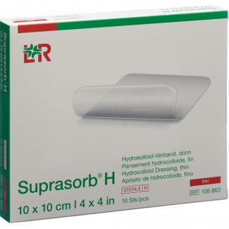 Suprasorb H Dünn 10x10cm 10 Stk