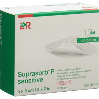 Suprasorb P sensitive non-border 5x5cm 10 Stk x 2Stk