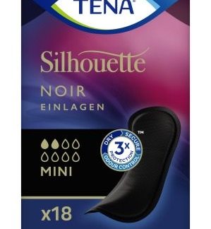 TENA Silhouette Noir Mini Pad 18 Stk