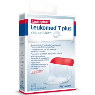 Leukomed T plus skin sensitive 5x7.2cm 5 Stk