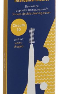 Top Caredent Circum 10 Interdentalbürsten violett mit Griff 5 Stk