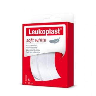 Leukoplast soft white 4x10cm 5 Stk