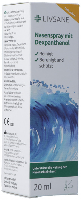 Livsane Nasenspray mit Dexpanthenol 20 ml