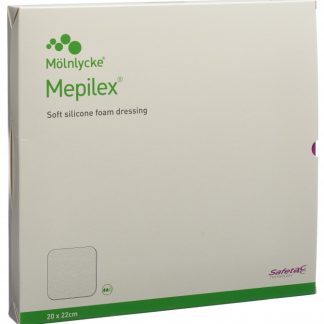 Mepilex Schaumverband Safetac 20x22cm Silikon 5 Stk