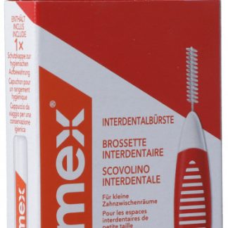 elmex Interdentalbürsten 0.5mm rot 8 Stk