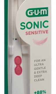 GUM Sonic Sensitive elektrische Zahnbürste weiss