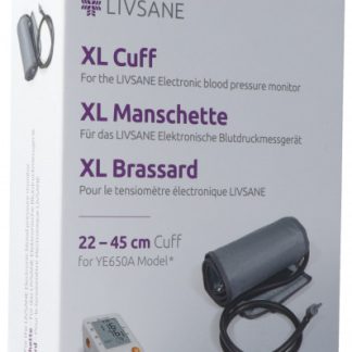 Livsane Manschette XL 22-45cm zu Blutdruckmessgerät YE650A