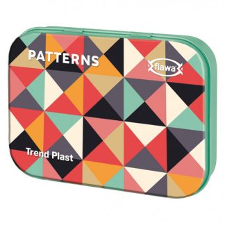 Flawa Trend Plast Patterns Tin Box 20 Stk