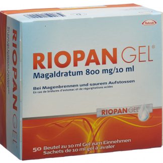 RIOPAN GEL 800 mg/10 ml 50 Beutel zu 10 ml Gel zum Einnehmen