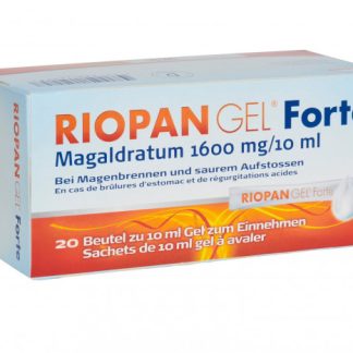 RIOPAN GEL Forte 1600 mg/10 ml 20 Beutel zu 10 ml Gel zum Einnehmen