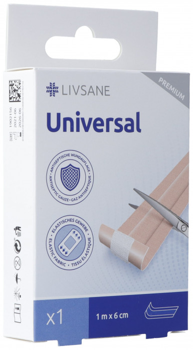 Livsane Premium Universal Pflaster 1mx6cm