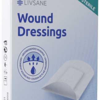 Livsane Sterile Wound Dressings 5x7.5cm 5 Stk