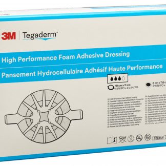 3M Tegaderm Foam HP Schaumkompresse 6x7.6cm adhesive 10 Stk