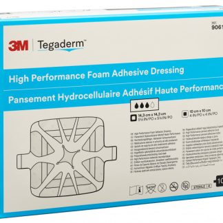 3M Tegaderm Foam HP Schaumkompresse 10x10cm adhesive 10 Stk
