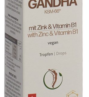 CannSol Premium Ashwagandha KSM-66 Tropfen mit Zink und Vitamin B1 Pip Fl 30 ml