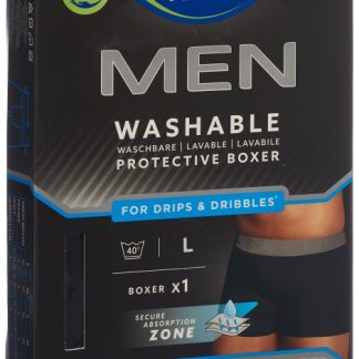 TENA Men Washable Underwear L schwarz