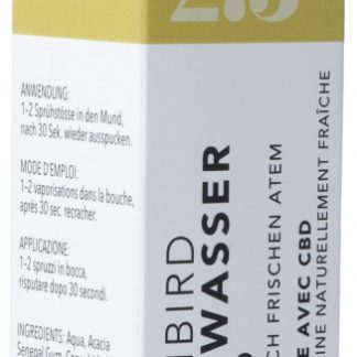 GREENBIRD Mundwasser mit CBD liq 2.5 Spr 10 ml
