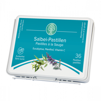 Salbei Pastillen ohne Zucker Ds 36 Stk x 5Stk
