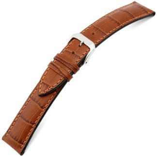 Happel Jackson Alligatorgrain Watch Strap Cognac