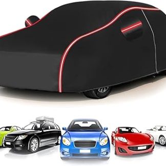 Car Cover for Nissa Prairie M10 1982-1988 (409 x 166 x 160 cm), Tear-Resistant Car Cover Made of Oxford Fabric, Rain and Snow Resistant, Dirt-Repellent, UV-Resistant, Windproof