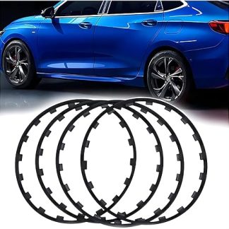 Schutzzierring FüR Autoreifen für Nissa Prairie M10 1982-1988,Langlebig, schön, schützt die Radnabe vor Kratzern, ist leicht zu reinigen und verhindert Rost (4 Stück)