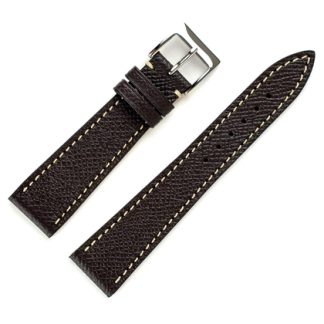 LIC Epsom Watch Strap Calf Skin Chocolate Brown