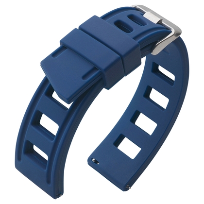 ISOfrane Style Watch Strap Silicone Rubber Blue