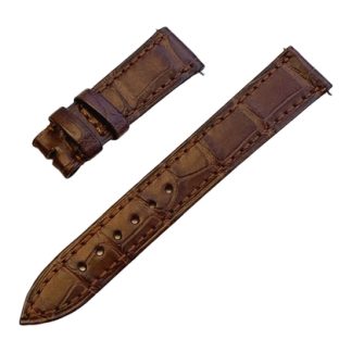 Original Breguet Watch Strap Brown Alligator Skin 16/14 mm