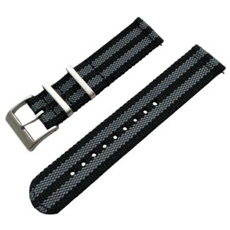 James Bond Canvas Like NATO Nylon Two Piece Strap