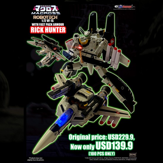 1/72 VF-1S RICK HUNTER WITH FAST PACK ARMOUR VERSION 2