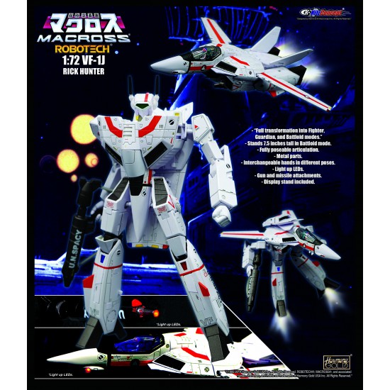 1/72 VF-1J RICK HUNTER WITH FAST PACK ARMOUR