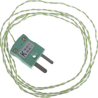 Termocoppia tipo K, Ø sonda 1/0.2mm, lungh. sonda 1m, +250°C